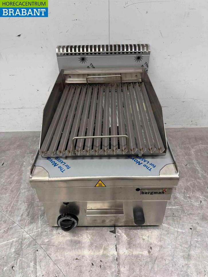 MBM RVS Lavagrill 40 cm GAS Horeca, Zakelijke goederen, Horeca | Keukenapparatuur, Nieuw zonder verpakking, Ophalen of Verzenden