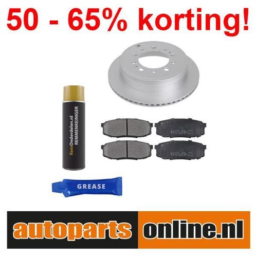Remschijven + Remblokken Toyota Tundra achterzijde, Auto-onderdelen, Besturing, Nieuw, Toyota, Verzenden