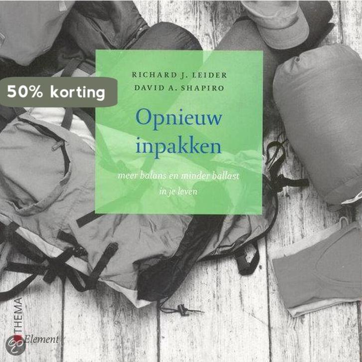 Opnieuw inpakken 9789058710147 R.J. Leider, Boeken, Psychologie, Zo goed als nieuw, Verzenden