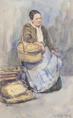 Pieter Cornelis Piet Kramer (1879-1940) - Portret vrouw, Antiek en Kunst