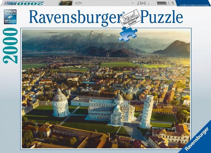 Ravensburger puzzel Pisa in Italië legpuzzel - 2000 stukjes, Hobby en Vrije tijd, Denksport en Puzzels, Nieuw, Ophalen of Verzenden
