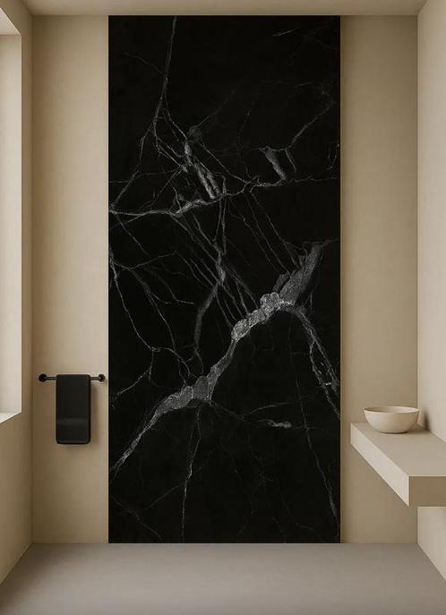 SPC Douchepaneel Black Streak Zwart/Wit | TOPNL #1, Doe-het-zelf en Verbouw, Sanitair, Nieuw