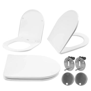 REA Toiletbril Duroplast - Softclose - Glans Wit - Afneem... beschikbaar voor biedingen