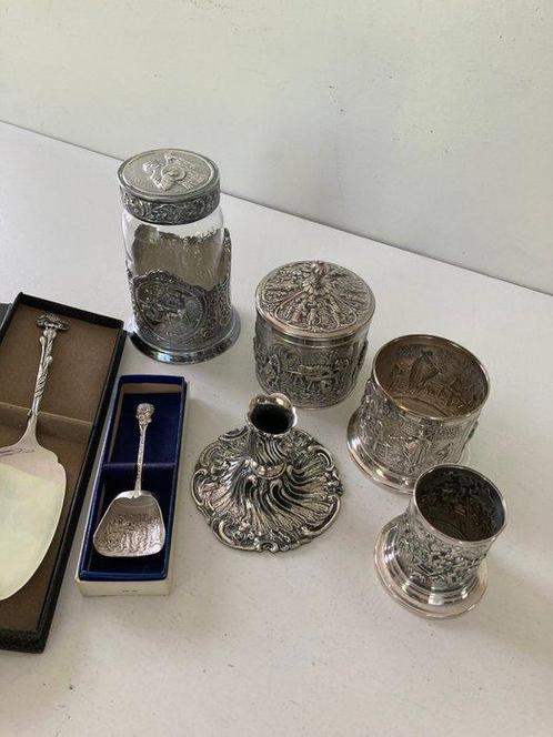 Herman Hooykaas - Jampot (7) - Verzilverd - verzilverde, Antiek en Kunst, Curiosa en Brocante
