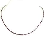 Kraagketting - 18 karaat Witgoud - 7.91ct. tw. Robijn -