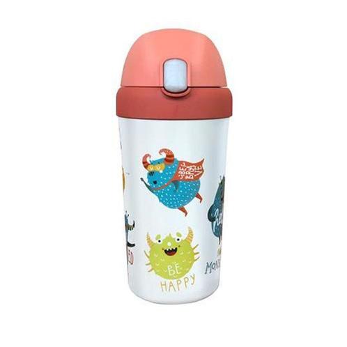 PLA/plant bioloco beker met rietje voor kinderen 400ml - Hap, Huis en Inrichting, Keuken | Servies, Nieuw, Ophalen of Verzenden