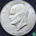 Verenigde Staten 1 dollar 1972 (D) (munten), Postzegels en Munten, Munten | Amerika, Verzenden, Losse munt, Zilver