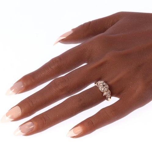 Zonder Minimumprijs - Ring - 18 karaat Geel goud - Diamant -, Sieraden, Tassen en Uiterlijk, Ringen