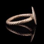 Middeleeuws, Crusadetijd, Heilige Landen Zilveren ring, Antiek en Kunst