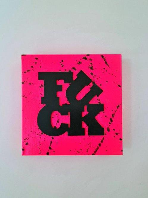 Daavid - NO RESERVE PRICE FUCK ROSE ET NOIR, Antiek en Kunst, Kunst | Schilderijen | Modern