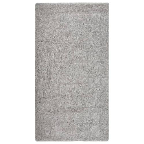 vidaXL Vloerkleed shaggy anti-slip 80x150 cm lichtgrijs, Huis en Inrichting, Stoffering | Tapijten en Kleden, Grijs, Nieuw, Verzenden