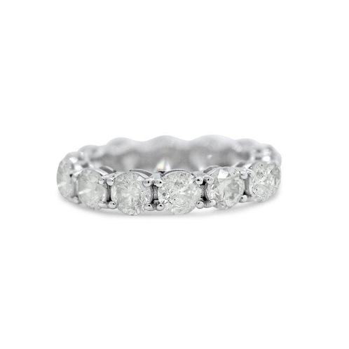 Zonder Minimumprijs - Eeuwigheidsring - 14 karaat Witgoud -, Sieraden, Tassen en Uiterlijk, Antieke sieraden