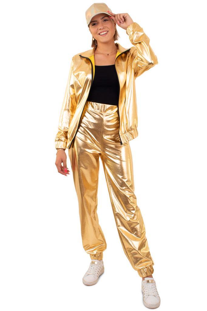 Gouden Trainingspak voor Dames | Toppers - XS, Kleding | Dames, Carnavalskleding en Feestkleding, Verzenden