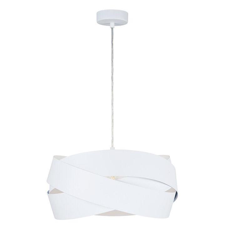 Moderne hanglamp wit, Tanno, Huis en Inrichting, Lampen | Hanglampen, Nieuw, Metaal, 75 cm of meer, Ophalen of Verzenden