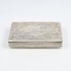 Cornelis van Dam Kooijman (1856) - Tabaksdoos - .833 zilver, Antiek en Kunst, Antiek | Goud en Zilver