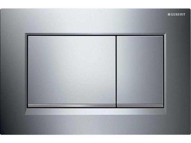 Geberit Sigma30 - Bedieningspaneel - Dual flush - Glans, Huis en Inrichting, Woonaccessoires | Overige, Nieuw, Verzenden