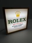 Rolex - Verlicht bord (1) - Hout, plexiglas