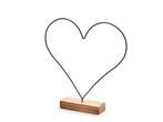 Frame metalen hart op houten voet +/- 34 cm zwart metal, Hobby en Vrije tijd, Knutselen, Nieuw, Ophalen of Verzenden