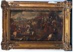 Italiaanse school (XVII) - Escena de escaramuza, Antiek en Kunst, Kunst | Schilderijen | Klassiek