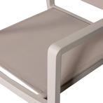 Fowl Eetstoel set van 2 Aluminium  Textileen Zand Exotan, Verzenden, Nieuw