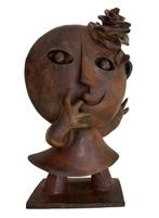 Juan García Ripollés (1932) - Chica de la rosa - bronce, Antiek en Kunst