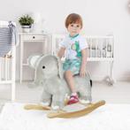 TRUUSK AIYAPLAY Schommeldier Schommelelfant Met Geluidsfunct, Kinderen en Baby's, Speelgoed | Hobbelfiguren, Verzenden, Nieuw