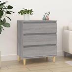 vidaXL Dressoir 60x35x70 cm bewerkt hout grijs sonoma, Huis en Inrichting, Kasten | Dressoirs, Verzenden, Nieuw, 50 tot 100 cm