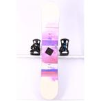 148 dames snowboard SALOMON LOTUS white/pink, woodcore, FLAT, Sport en Fitness, Snowboarden, Verzenden, Gebruikt, Board