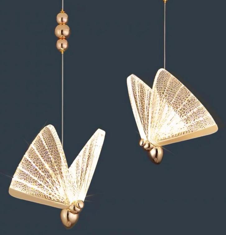 Nordic Vlinder LED Hanglamp – Moderne Kroonluchter Vlinder, Huis en Inrichting, Lampen | Hanglampen, Nieuw, Verzenden