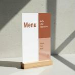 Oacklux Menukaarthouder Eiken A4, Nieuw in verpakking