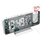 Multifunctionele Digitale LED Klok - Wekker Spiegel Alarm, Verzenden, Nieuw