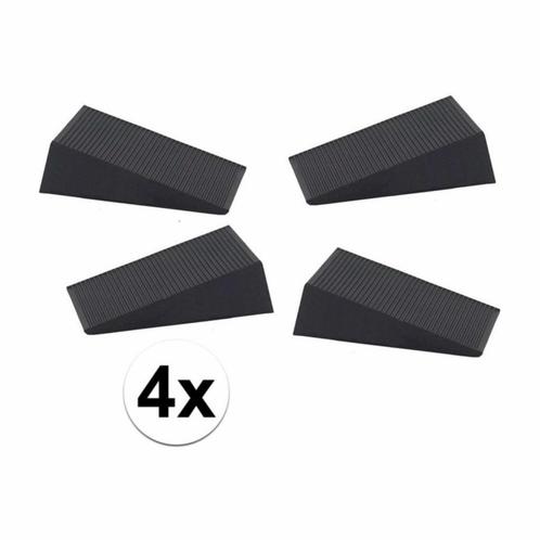 Benson Flexibele deurstopper - PVC - 16 mm - zwart - set..., Doe-het-zelf en Verbouw, Hang- en Sluitwerk, Nieuw, Ophalen of Verzenden