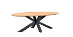 Suns Madre tuintafel met ovaal teak blad 220 x 130 cm SALE |, Ophalen of Verzenden, Nieuw