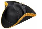 Tricorn hoed markies/piraat, Nieuw, Ophalen of Verzenden