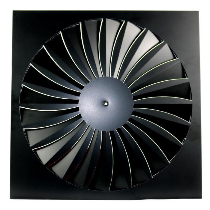 Wervelrooster voor inleg systeemplafond 595 x 595mm, Doe-het-zelf en Verbouw, Ventilatie en Afzuiging, Nieuw, Verzenden