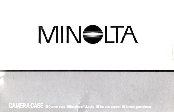 Minolta Camera Case voor Vectis 300L - Zwart (Nieuw), Audio, Tv en Foto, Fotografie | Fotostudio en Toebehoren, Nieuw, Verzenden