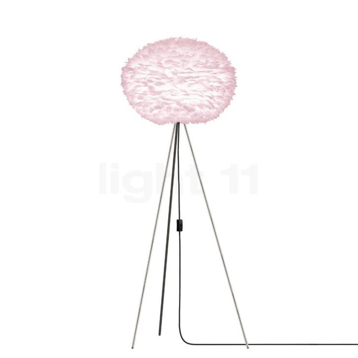 Umage Eos Tripod Vloerlamp, frame staal/lampenkap roze - ø, Huis en Inrichting, Lampen | Vloerlampen, Nieuw, Verzenden
