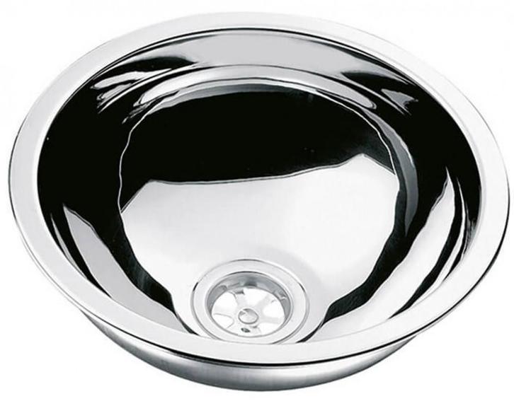 Navy Load Spoelbak Rond RVS Ø30–Ø33, Caravans en Kamperen, Camper-accessoires, Ophalen of Verzenden