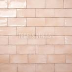 Equipe wandtegel manacor 7,5x15 blush roze glans handvorm, Ophalen, Nieuw, 10 m² of meer, Wandtegels