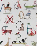 Half Panama Katoen Animal Alphabet, Nieuw, Overige kleuren
