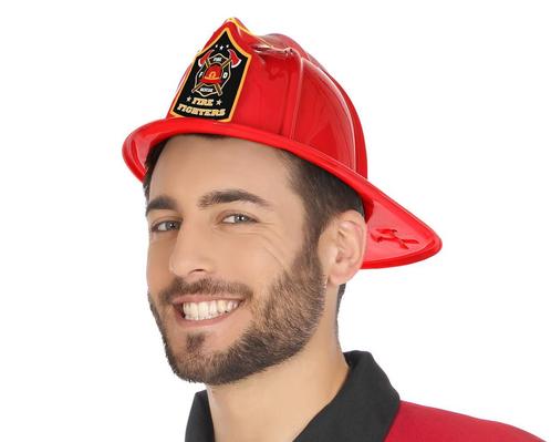 Helm Brandweerman Fire Fighters, Hobby en Vrije tijd, Feestartikelen, Nieuw, Ophalen of Verzenden
