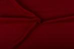 Meubelstof bordeaux rood - Linnen stof 50m op rol, 200 cm of meer, Nieuw, Linnen, 120 cm of meer