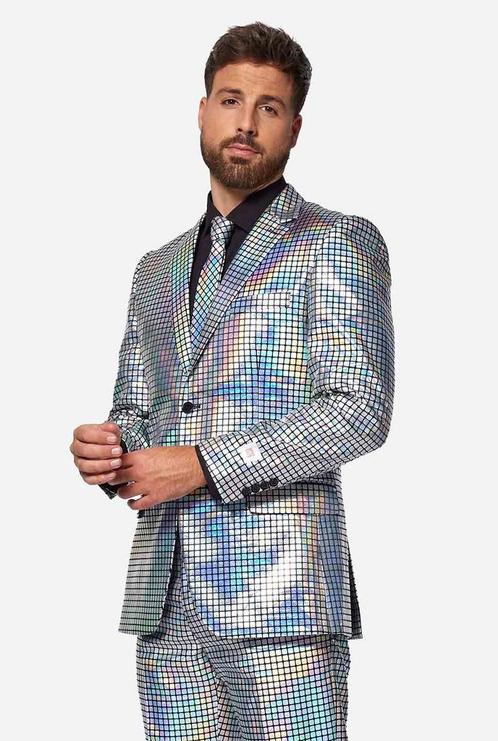 Discoballer Heren Pak Opposuits, Kleding | Heren, Carnavalskleding en Feestkleding, Nieuw, Ophalen of Verzenden