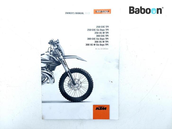 Instructie Boek KTM 250 EXC TPI 2017-2019 English, Motoren, Onderdelen | Overige, Gebruikt, Verzenden