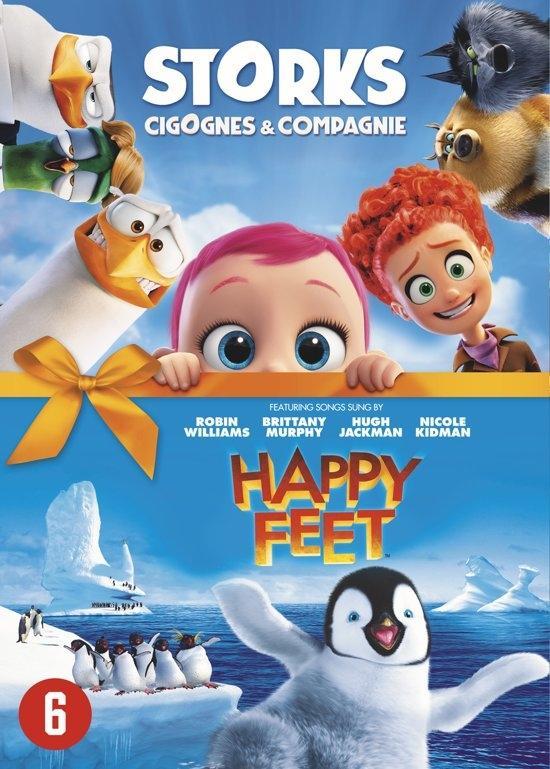 Storks + Happy Feet - DVD, Cd's en Dvd's, Dvd's | Tekenfilms en Animatie, Verzenden