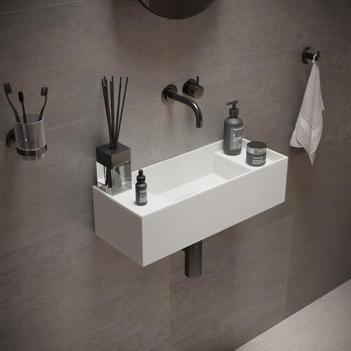 Fontein Ideavit Solidbliss 55x22x15 cm Solid Surface 2, Doe-het-zelf en Verbouw, Sanitair, Overige typen, Nieuw, Ophalen of Verzenden