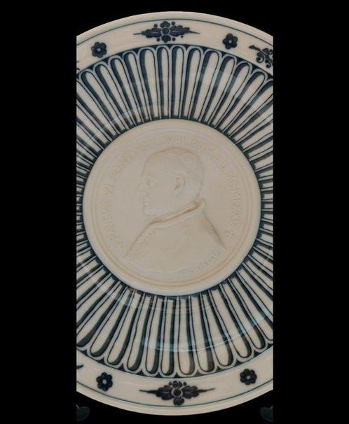 Richard Ginori - Schotel - Porselein - Papa Paulus VI, Antiek en Kunst, Antiek | Glas en Kristal