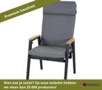 4 stuks Siena Garden Cortina Eetstoel grijs - Antraciet, Ophalen of Verzenden, Nieuw, Overige materialen