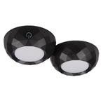 LED Zwarte Opbouwspots | Batterij | Dimbaar | 0,5Watt, Kunststof, Nieuw, Ophalen of Verzenden