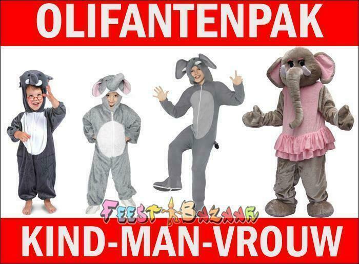 Olifantenpak nodig? Ruim aanbod te gekke Olifanten kostuums, Kinderen en Baby's, Carnavalskleding en Verkleedspullen, Jongen of Meisje